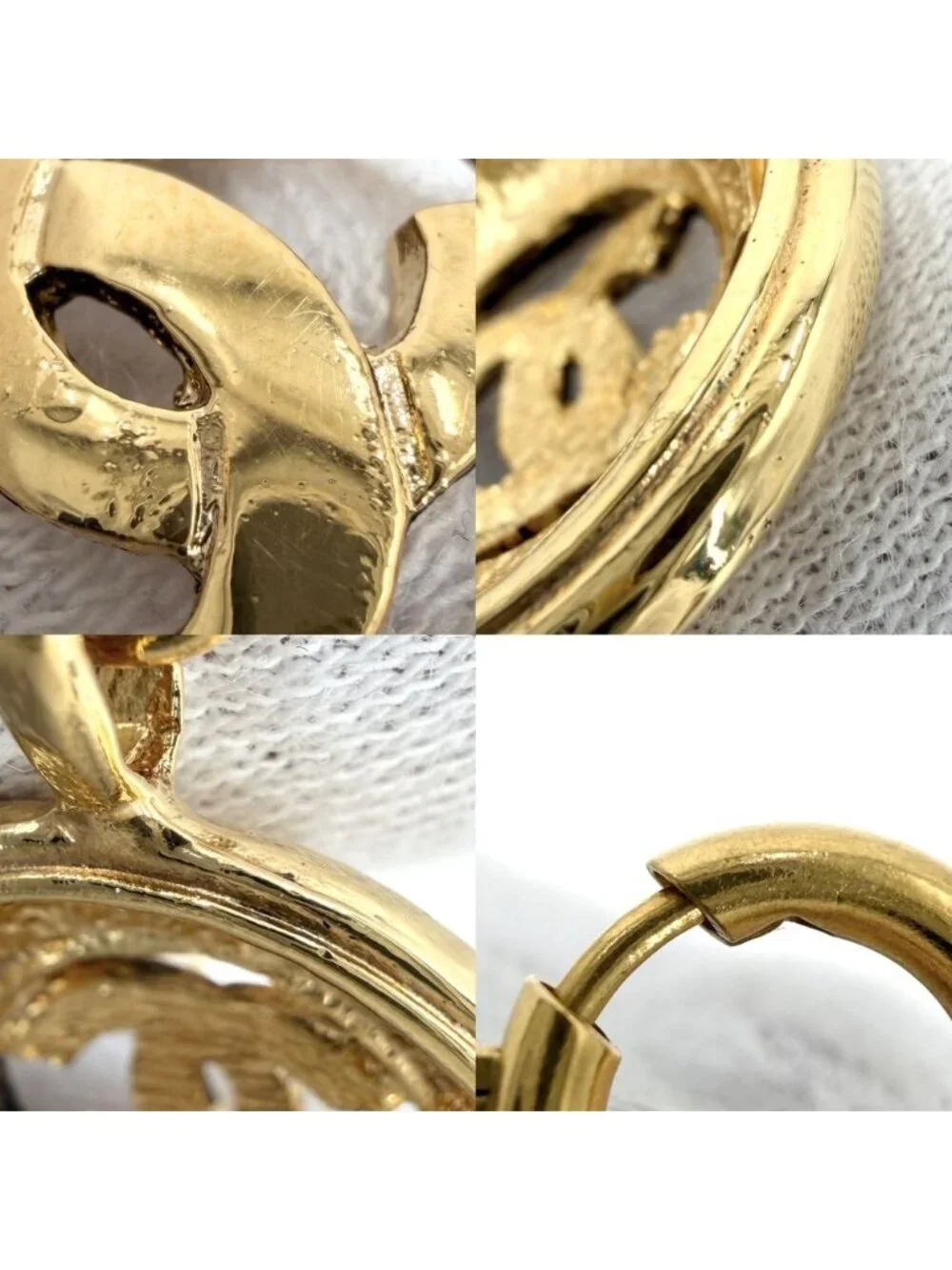 Chanel Necklace Round CC Logo Vintage